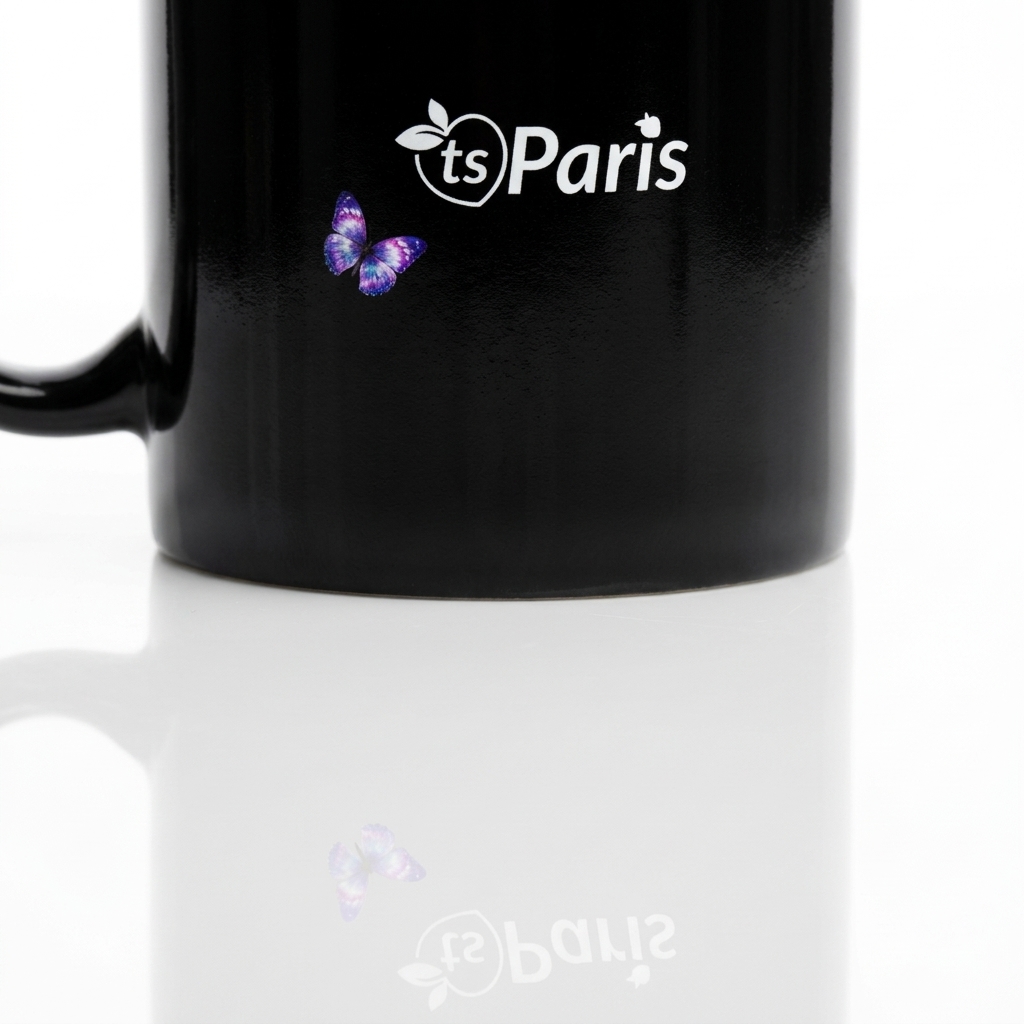 tsgabrielle® • Paris - Torre Eiffel • Caneca Brilhante • Preto • Cerâmica • 2 Tamanhos - View 15
