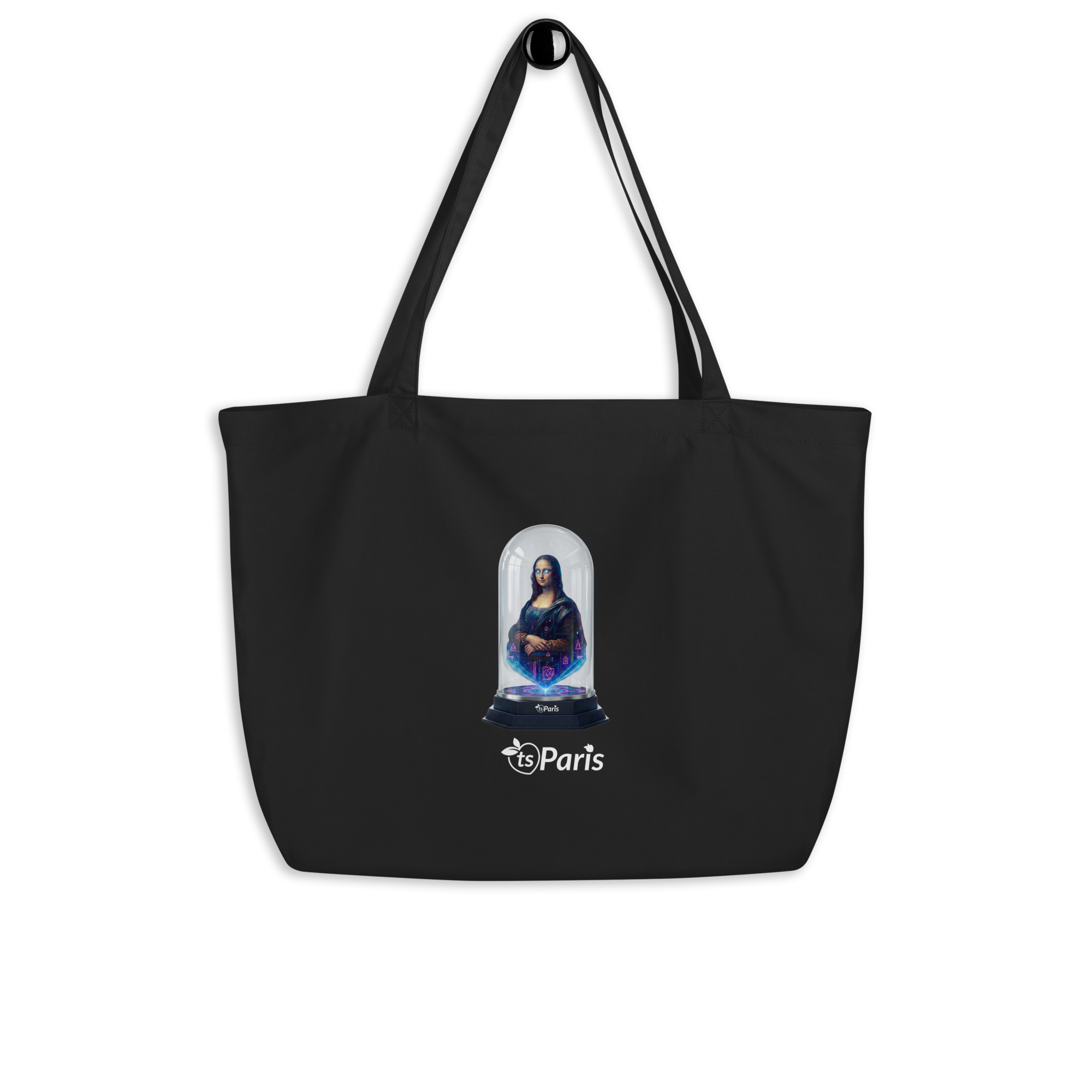 tsgabrielle® • Paris - Da Vinci • Large bolsa tote • preto • Cotton Organic - View 3