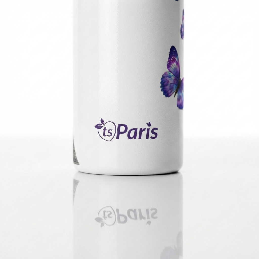 tsgabrielle® • Paris - Torre Eiffel • Tumbler • Aço Inoxidável • Branco • 20 oz - View 3