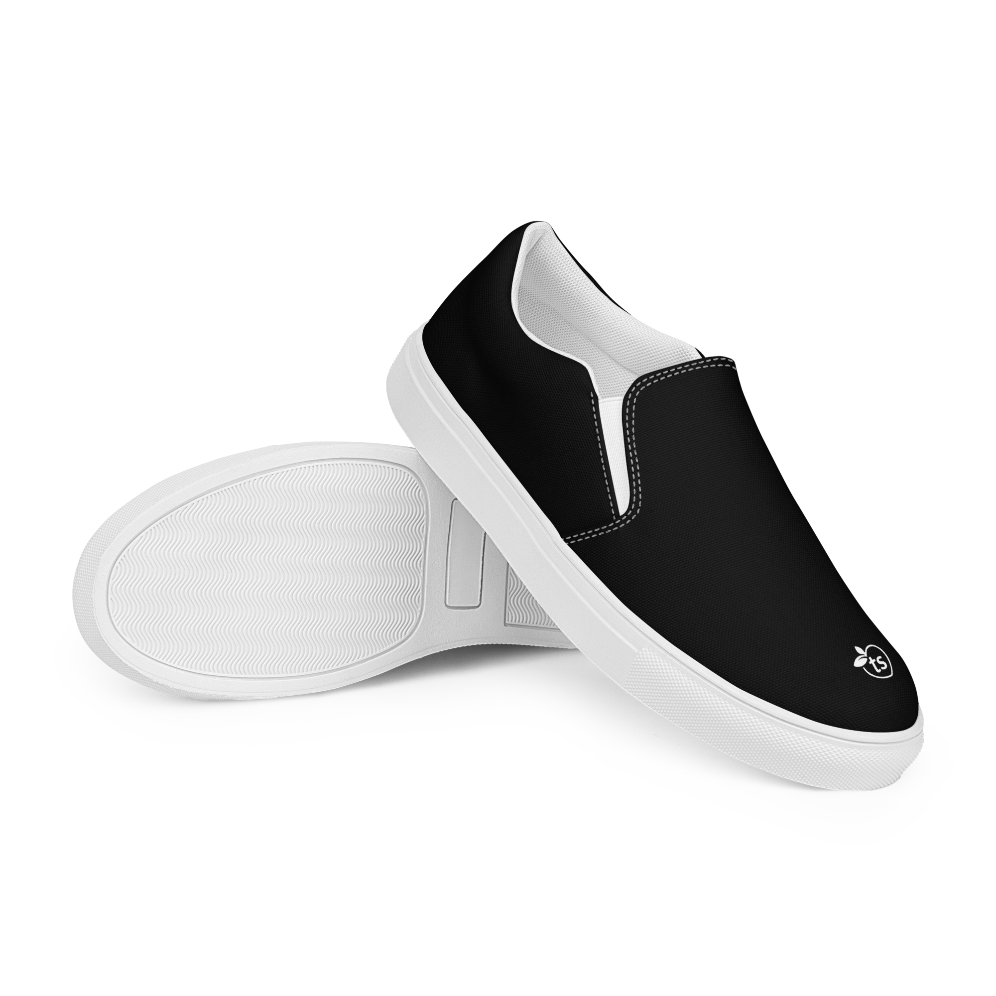 tsgabrielle® • Para Ele • Sapatos de Lona Deslizantes • Preto - View 9