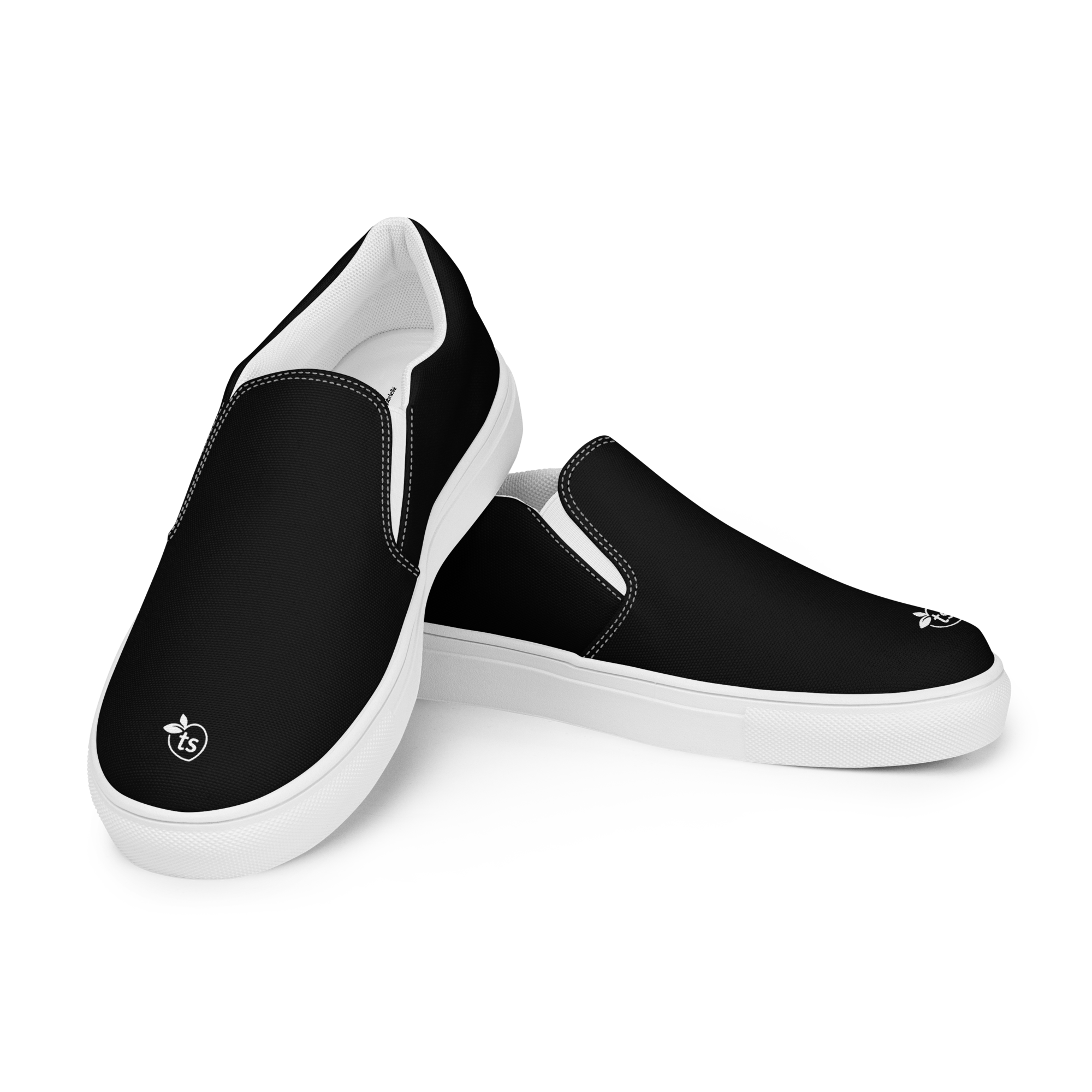 tsgabrielle® • Para Ele • Sapatos de Lona Deslizantes • Preto - View 10