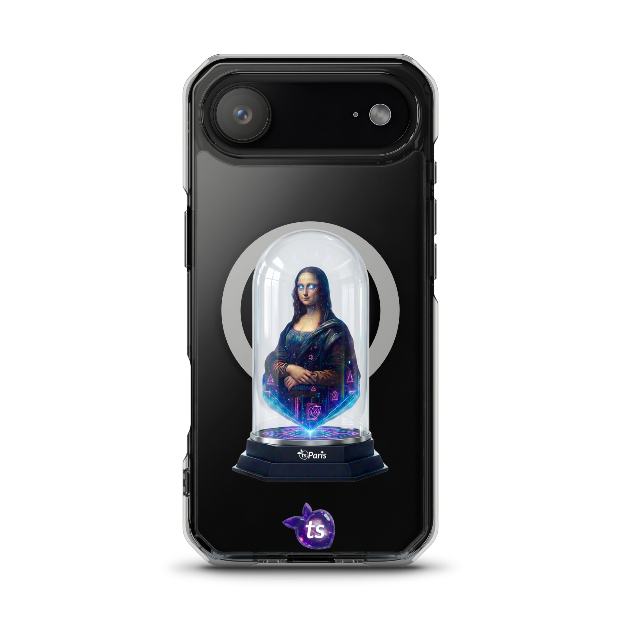 tsgabrielle® • Paris - Da Vinci • Case compativel com iPhone® • Clear • MagSafe® • modelos recentes