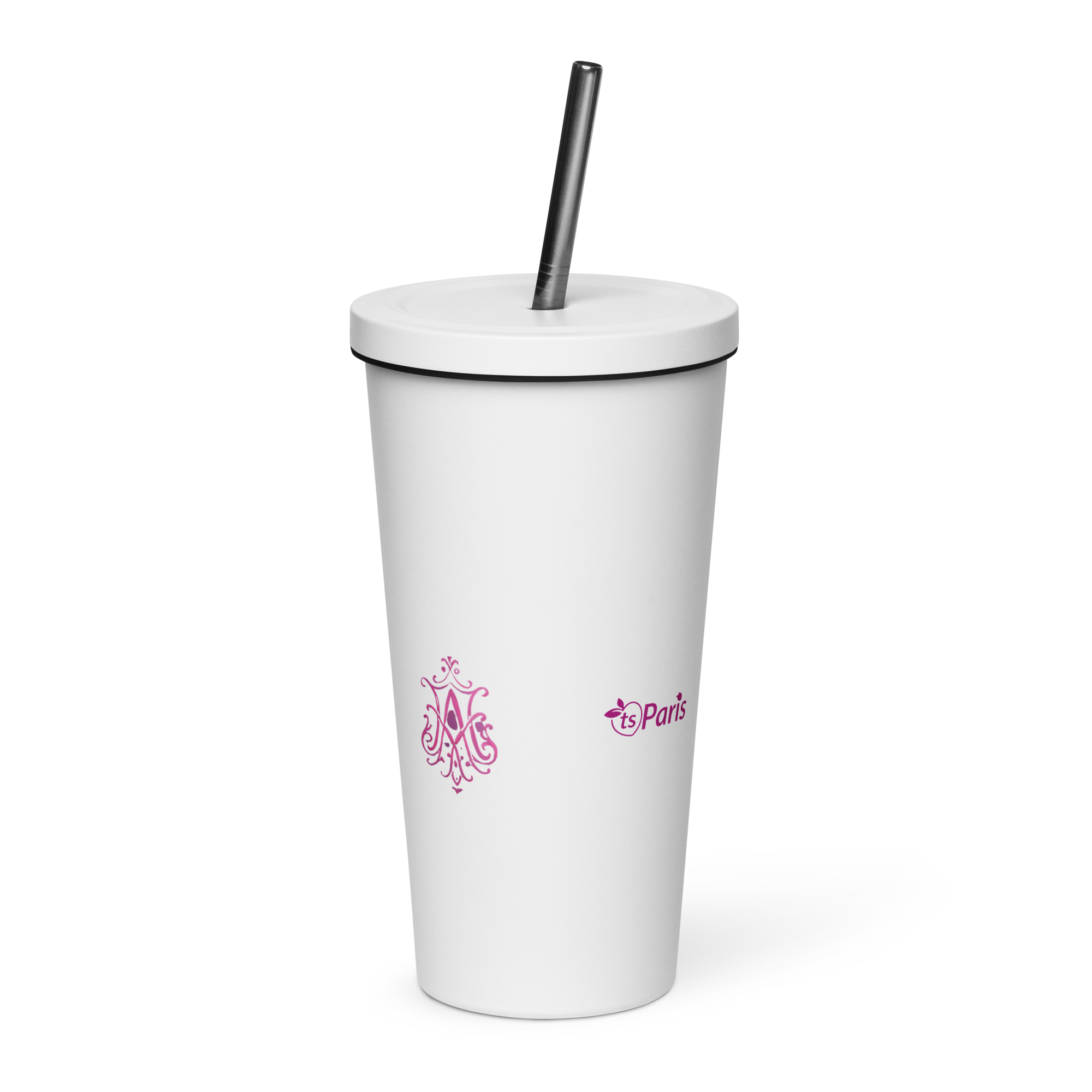 tsgabrielle® • Paris - Maria Antonieta • Tumbler • Aço Inoxidável • Branco • 20 oz - View 2