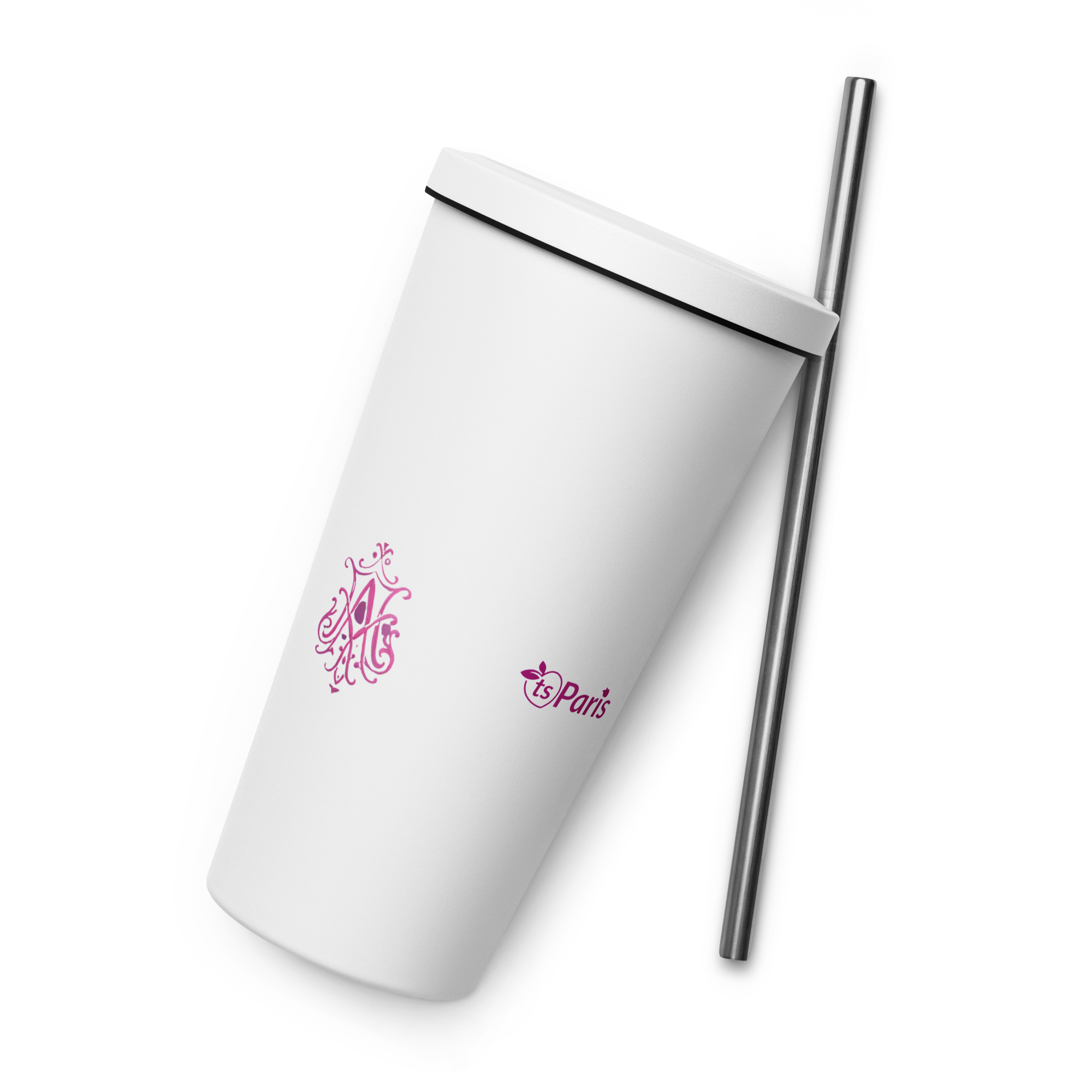 tsgabrielle® • Paris - Maria Antonieta • Tumbler • Aço Inoxidável • Branco • 20 oz - View 4