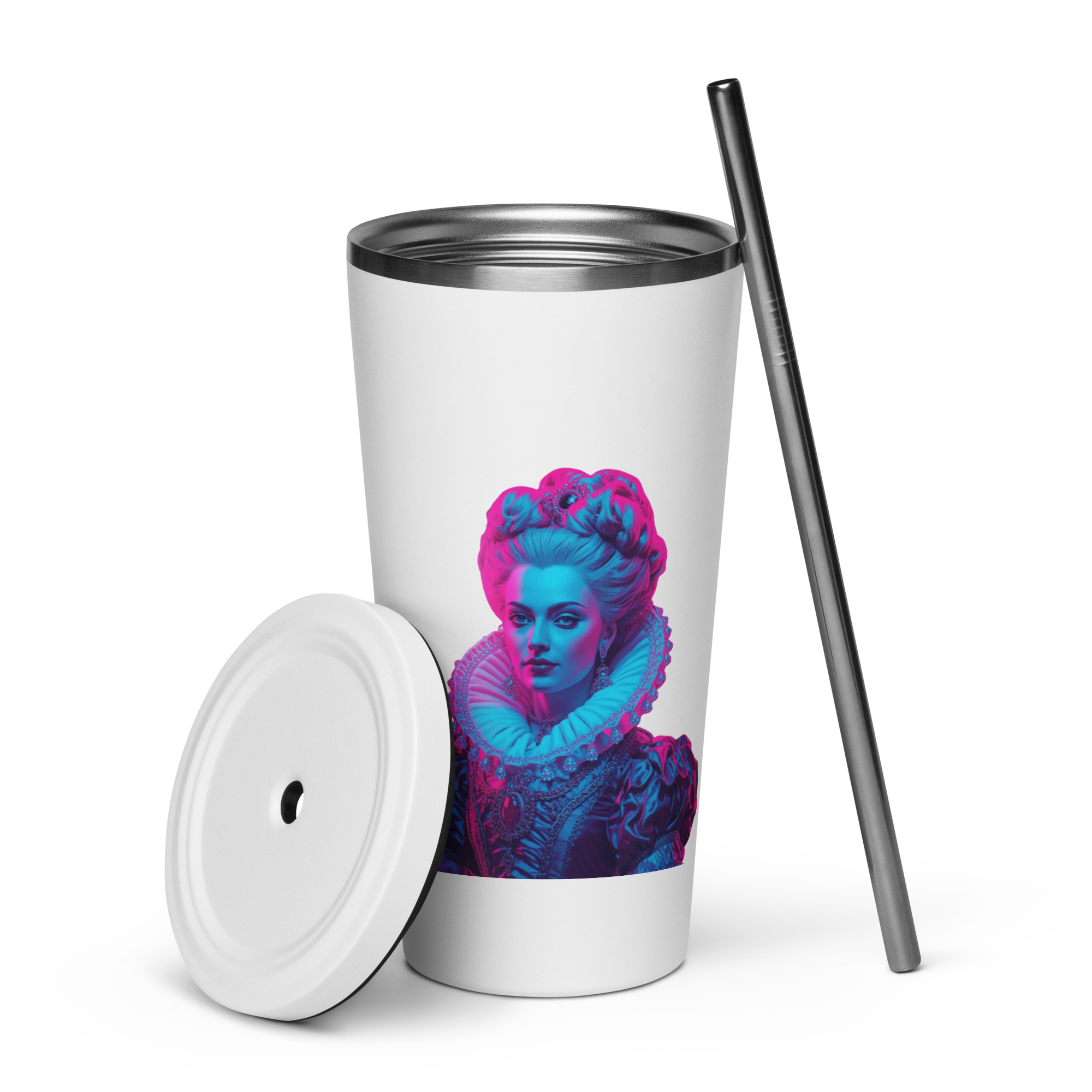 tsgabrielle® • Paris - Maria Antonieta • Tumbler • Aço Inoxidável • Branco • 20 oz - View 5
