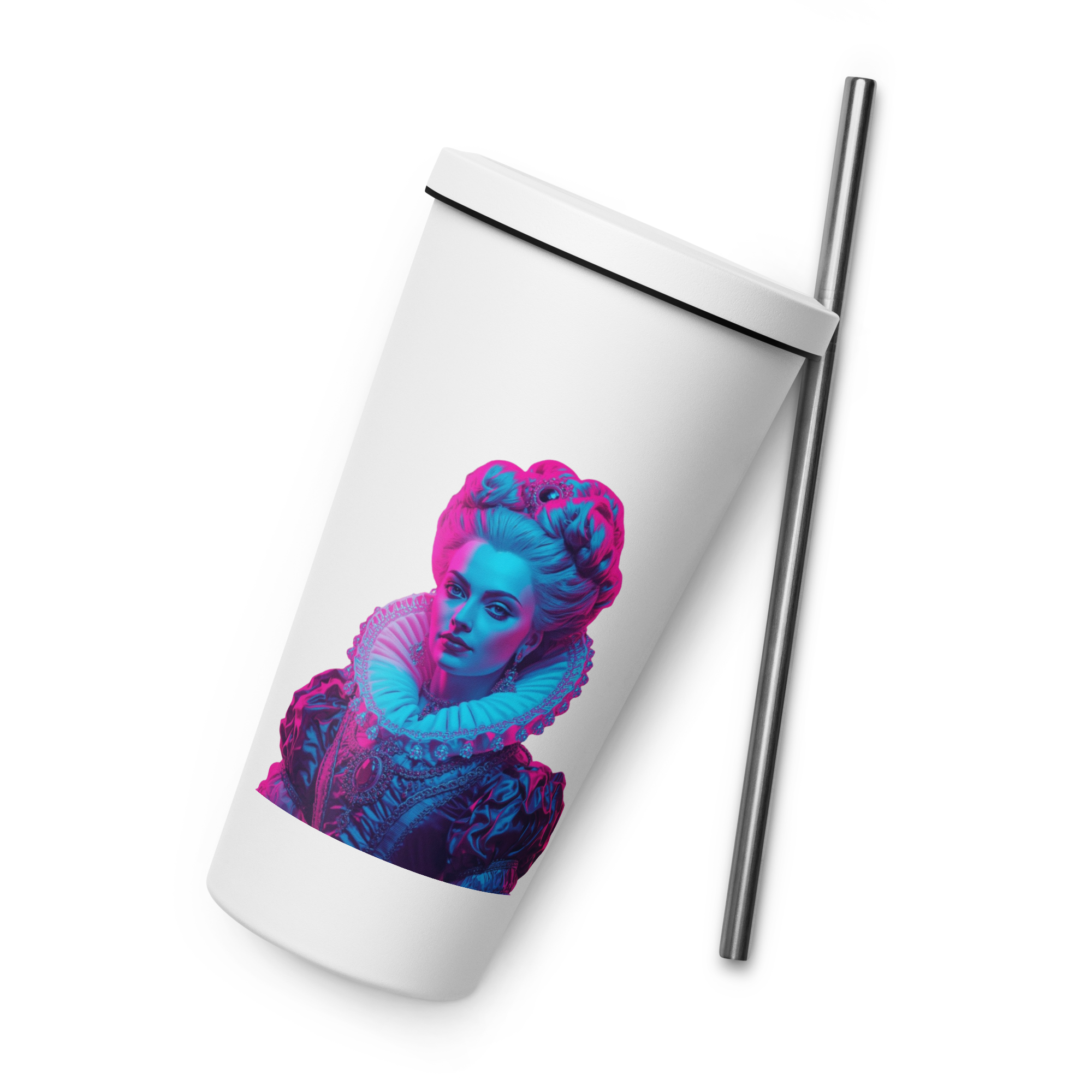 tsgabrielle® • Paris - Maria Antonieta • Tumbler • Aço Inoxidável • Branco • 20 oz - View 3