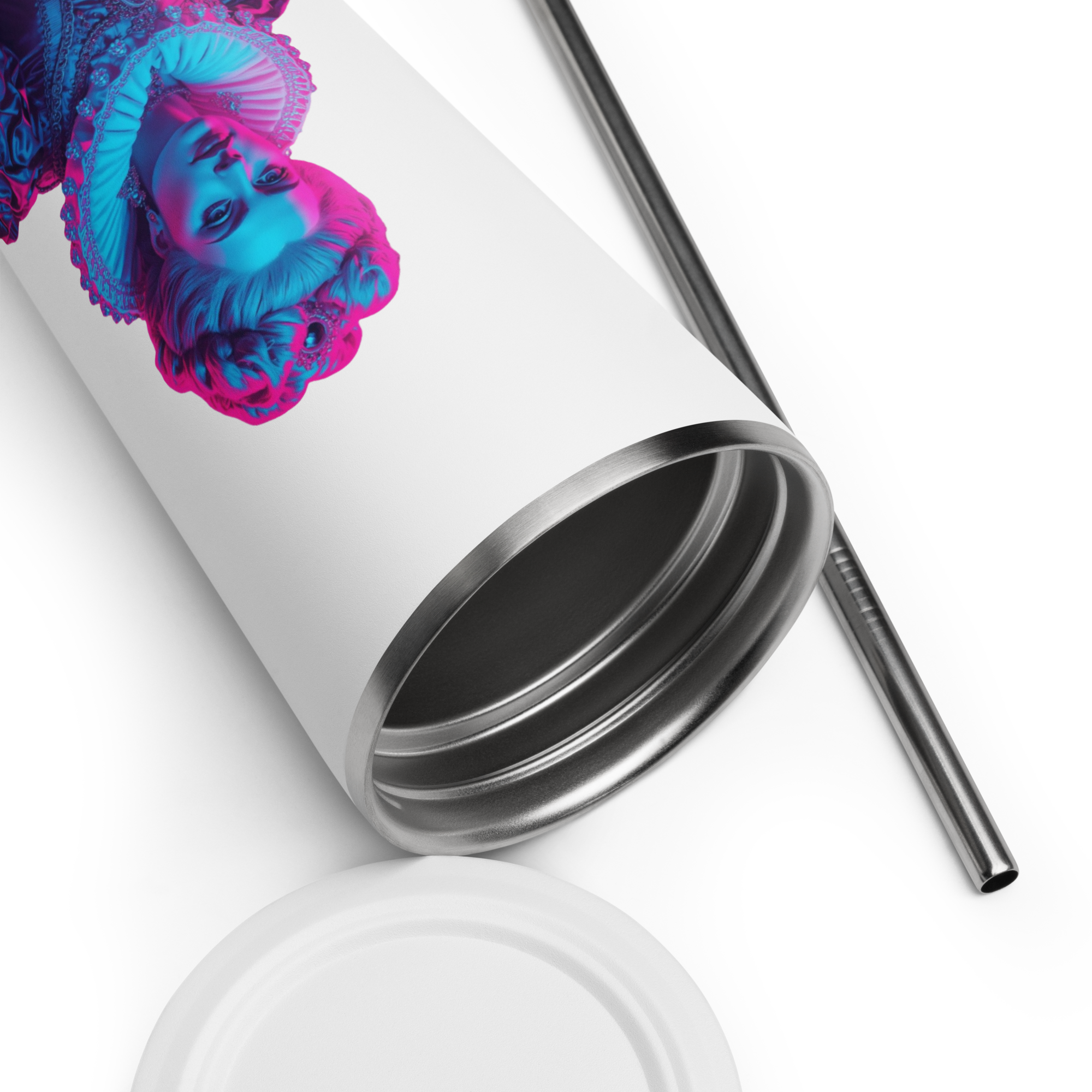 tsgabrielle® • Paris - Maria Antonieta • Tumbler • Aço Inoxidável • Branco • 20 oz - View 7