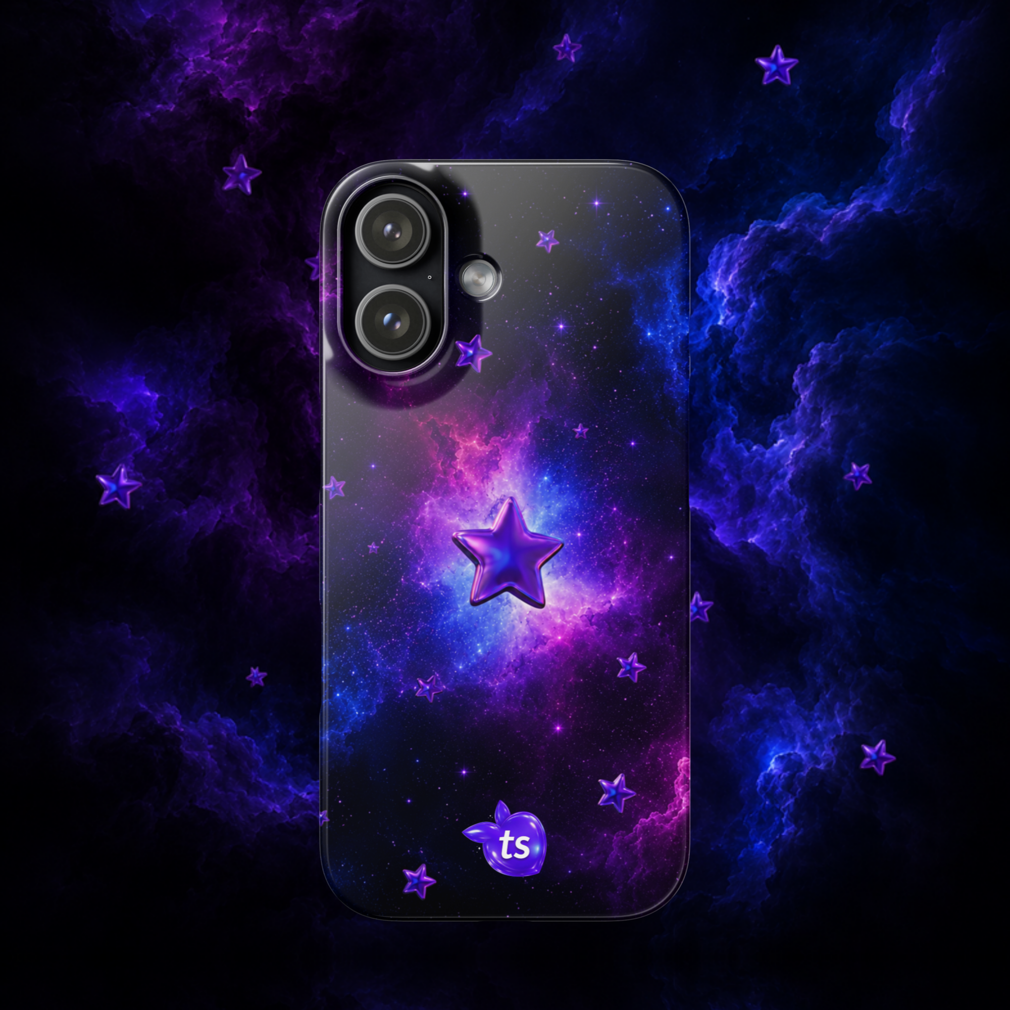 tsgabrielle® • Édition Spatiale • capa snap compativel com iPhone® • modelos recentes - View 2