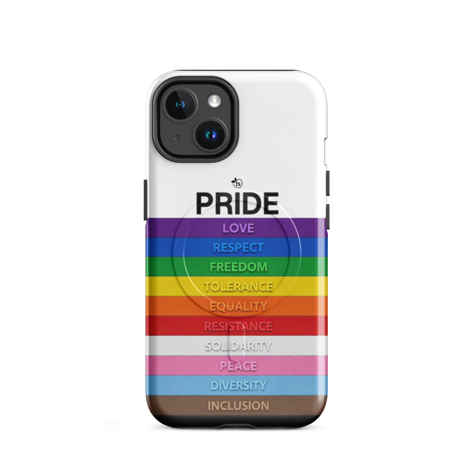 tsgabrielle® • Pride 26 • Capa resistente MagSafe® compatível com iPhone® • Modelos recentes