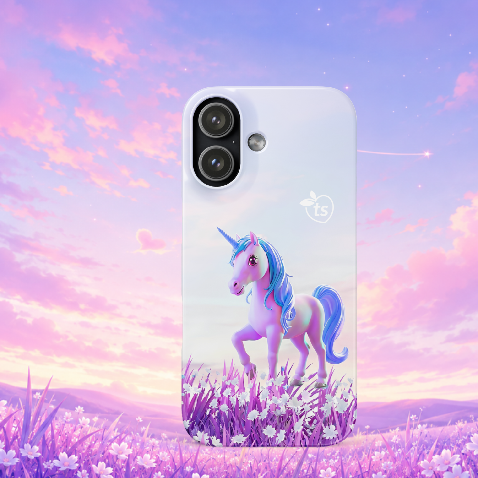 tsgabrielle® • Unicorn - Seraphina • capa snap compativel com iPhone® • modelos recentes - View 2