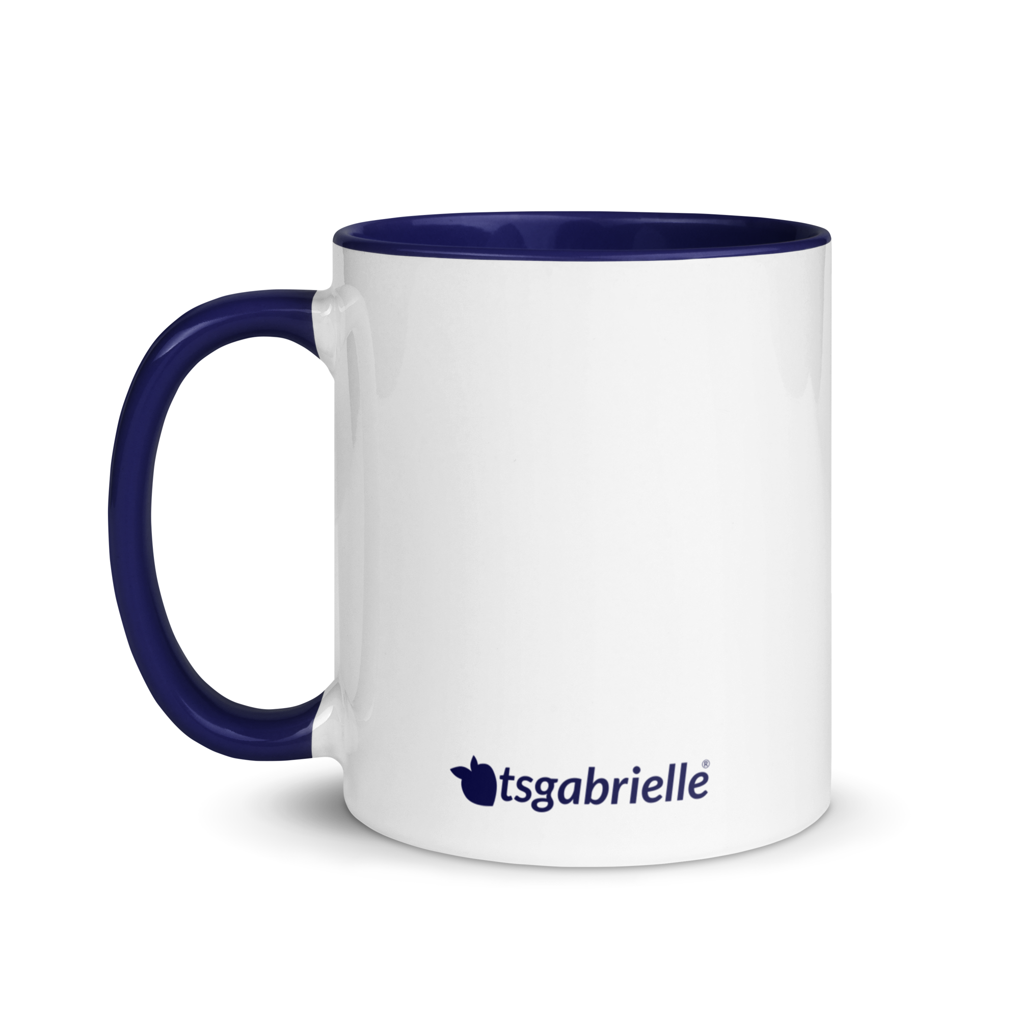 tsgabrielle® • caneca with Color Dark azul Inside • ceramica • 11 oz - View 2