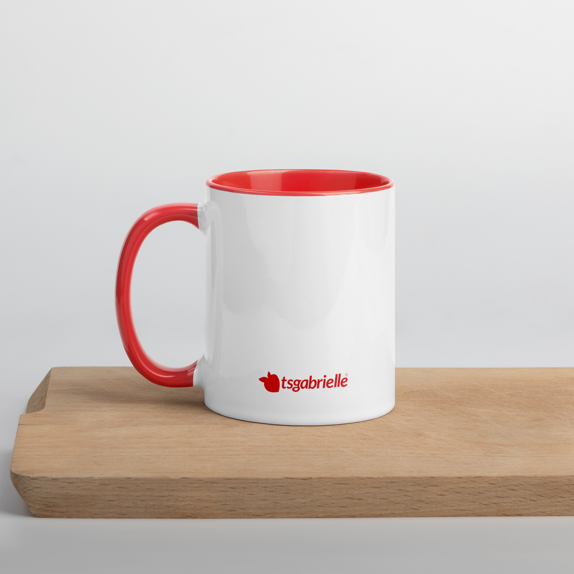 tsgabrielle® • caneca with Color vermelho Inside • ceramica • 2 Sizes - View 4