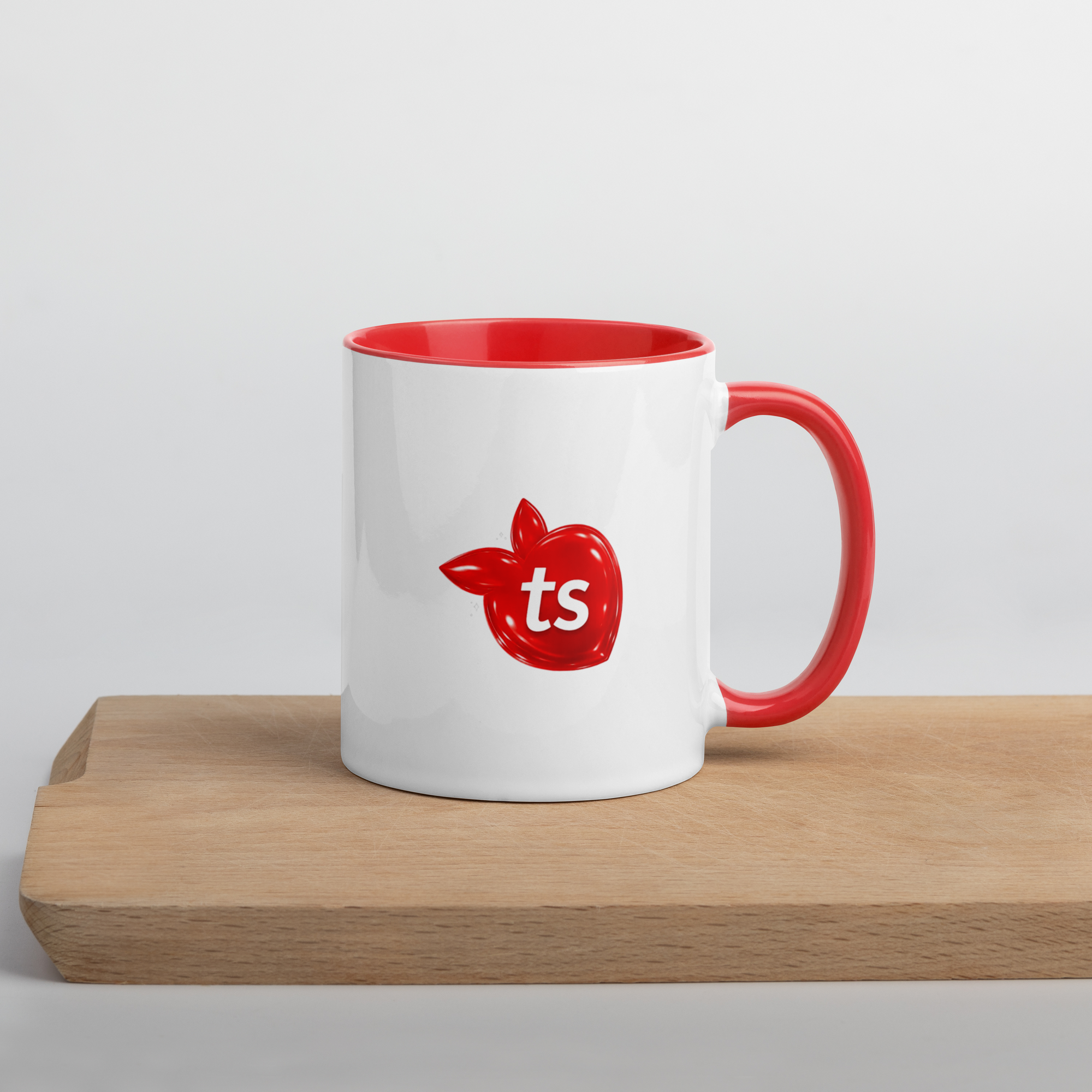 tsgabrielle® • caneca with Color vermelho Inside • ceramica • 2 Sizes - View 3