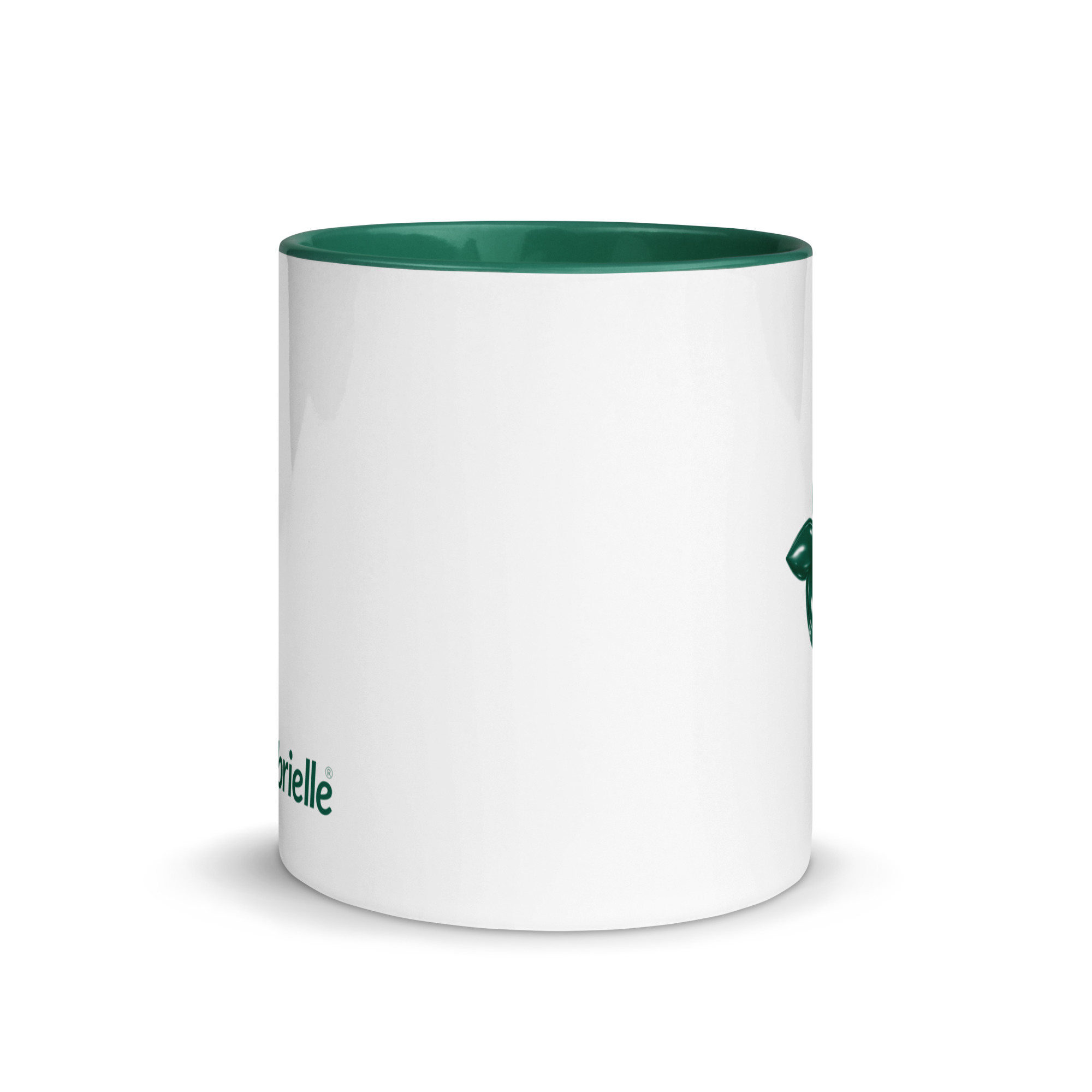 tsgabrielle® • Caneca com Interior Verde-Escuro • Cerâmica • 2 Tamanhos