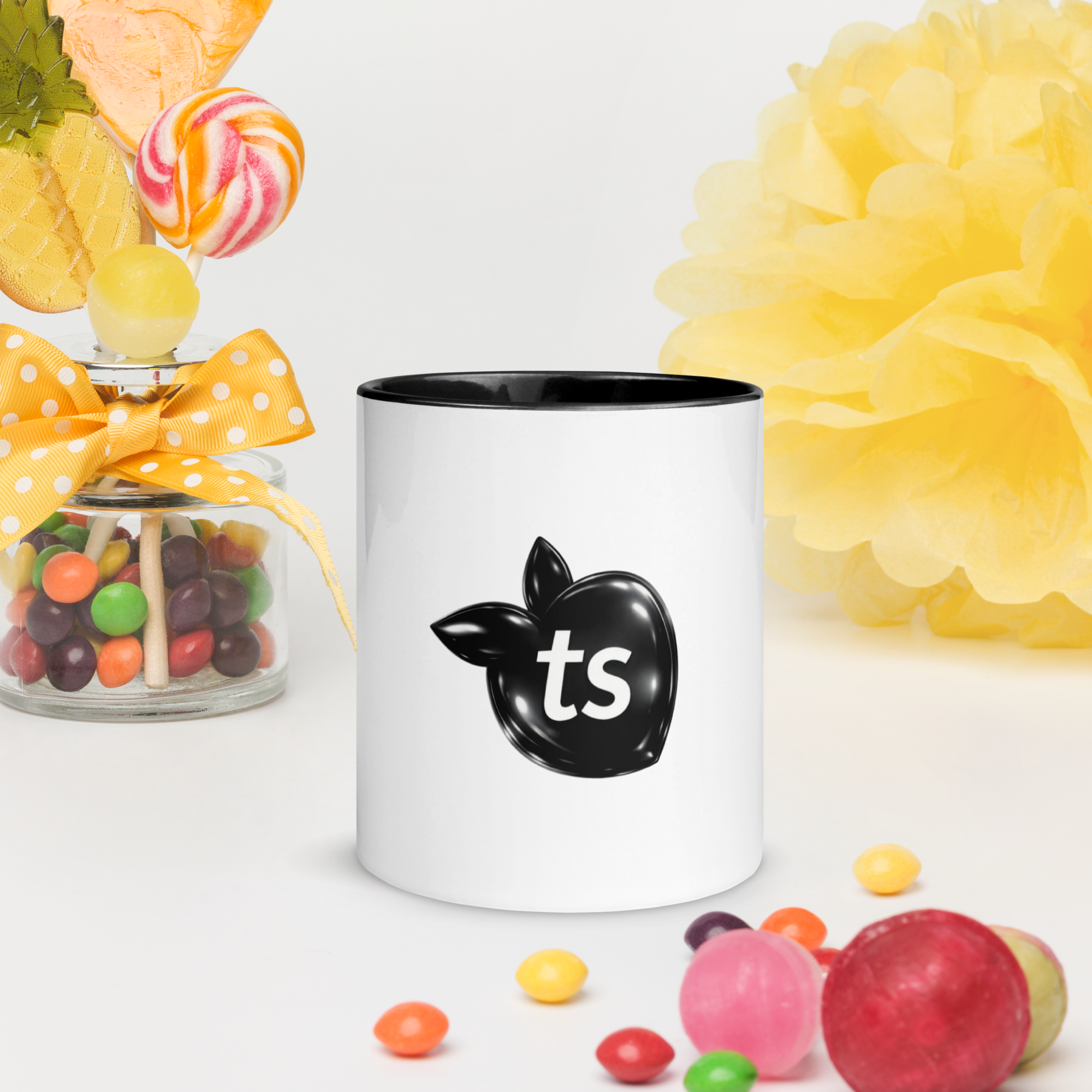tsgabrielle® • Caneca com interior preto • Cerâmica • 2 tamanhos - View 7
