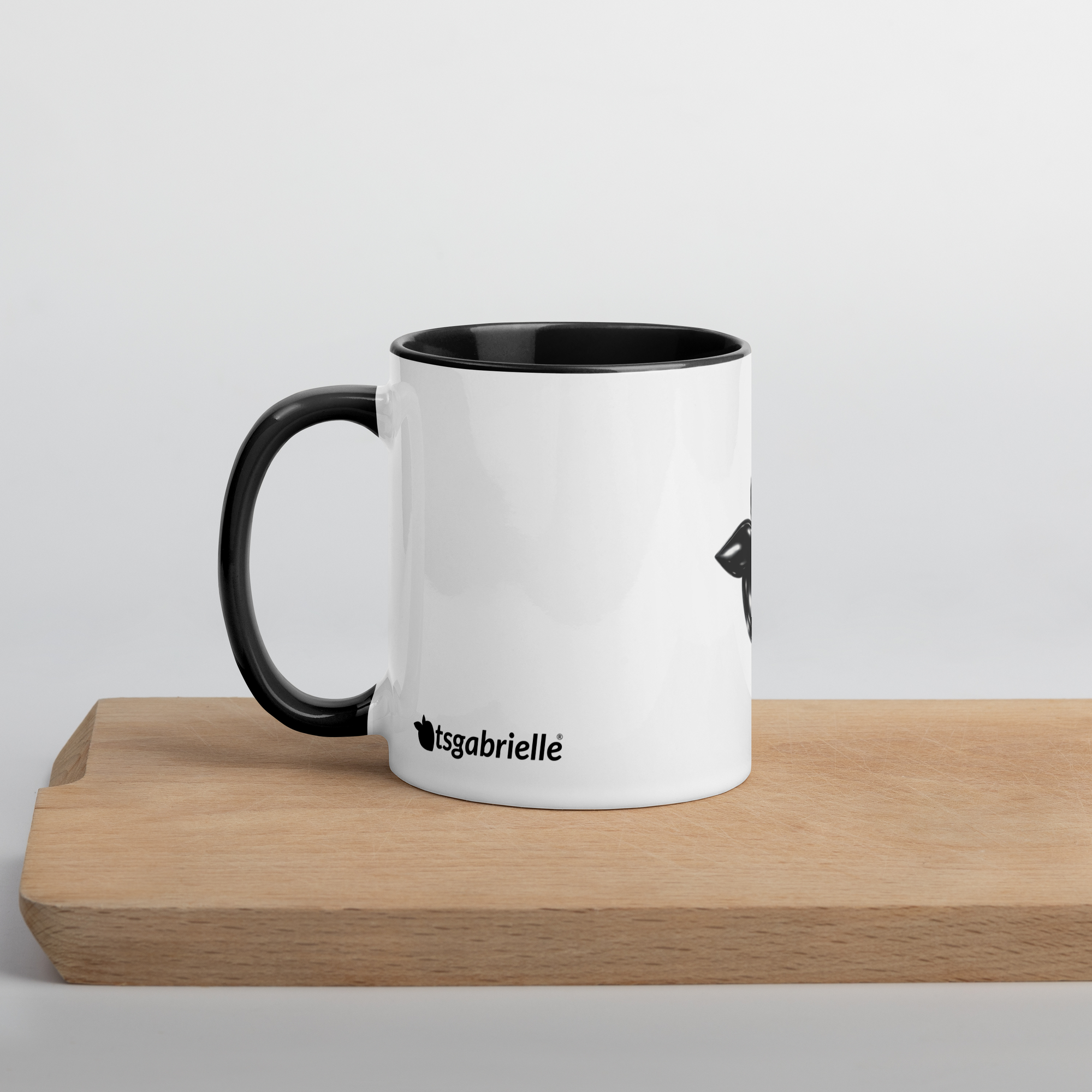 tsgabrielle® • Caneca com interior preto • Cerâmica • 2 tamanhos - View 6