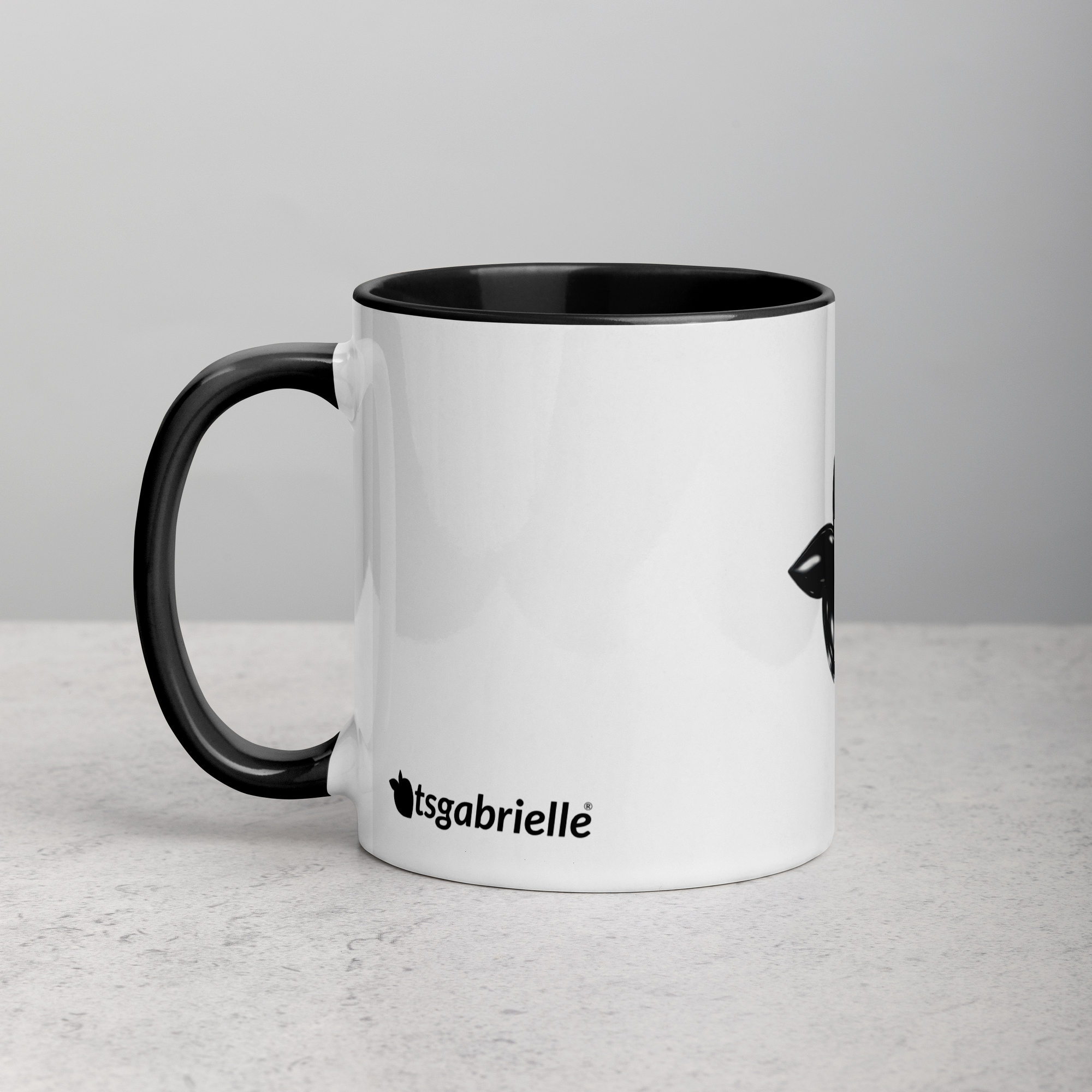 tsgabrielle® • Caneca com interior preto • Cerâmica • 2 tamanhos - View 11